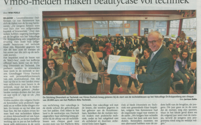 Eindhovens Dagblad besteedt aandacht aan Stichting Diversiteit en Techniek